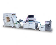 Automatic screen printing machine - with LED UV machine